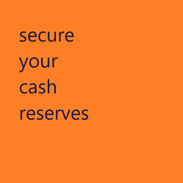 Secure your cash reserves with Bitcoin
